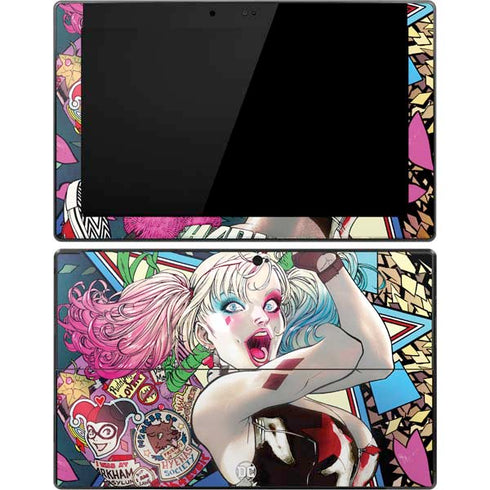 DC Comics Harley Quinn Action Pose Surface Pro Tablet Skin